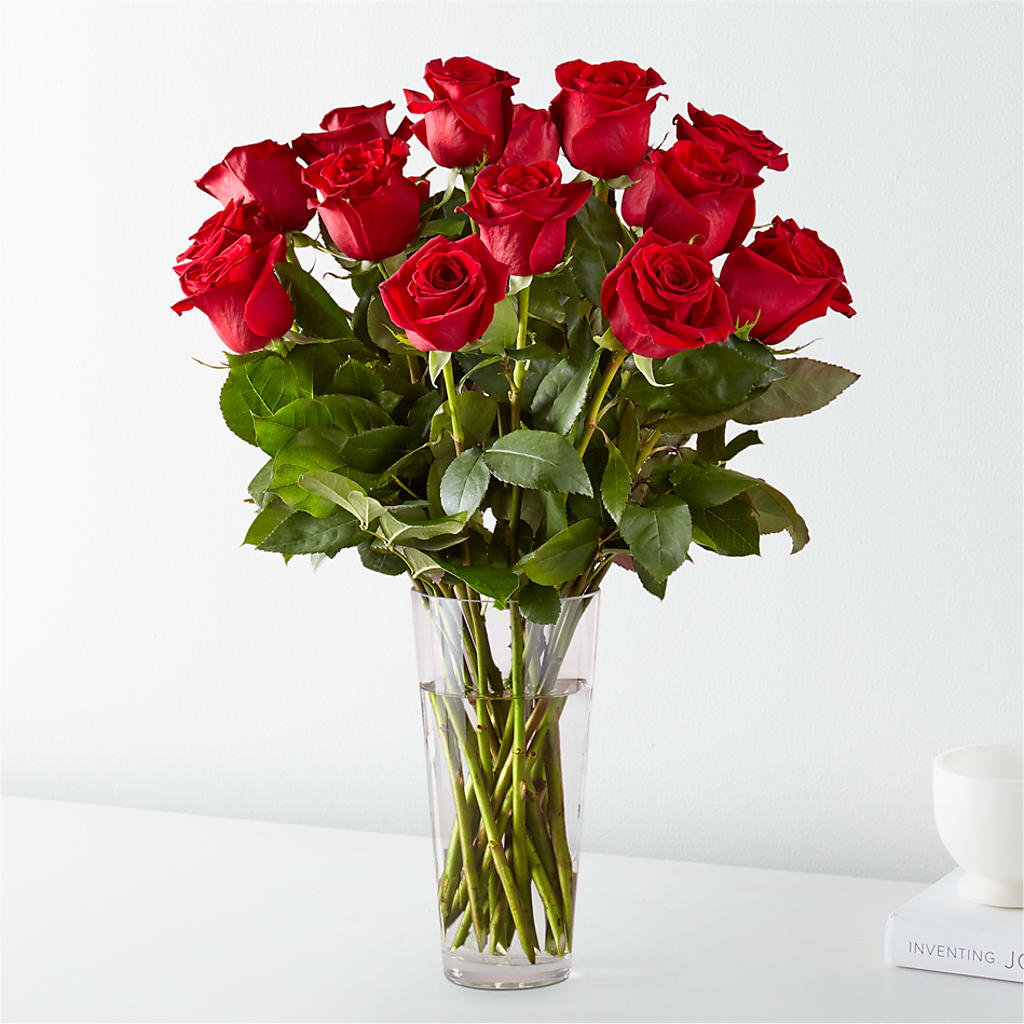 Long Stem Red Rose Bouquet – Flowers By Us, Grand Forks ND