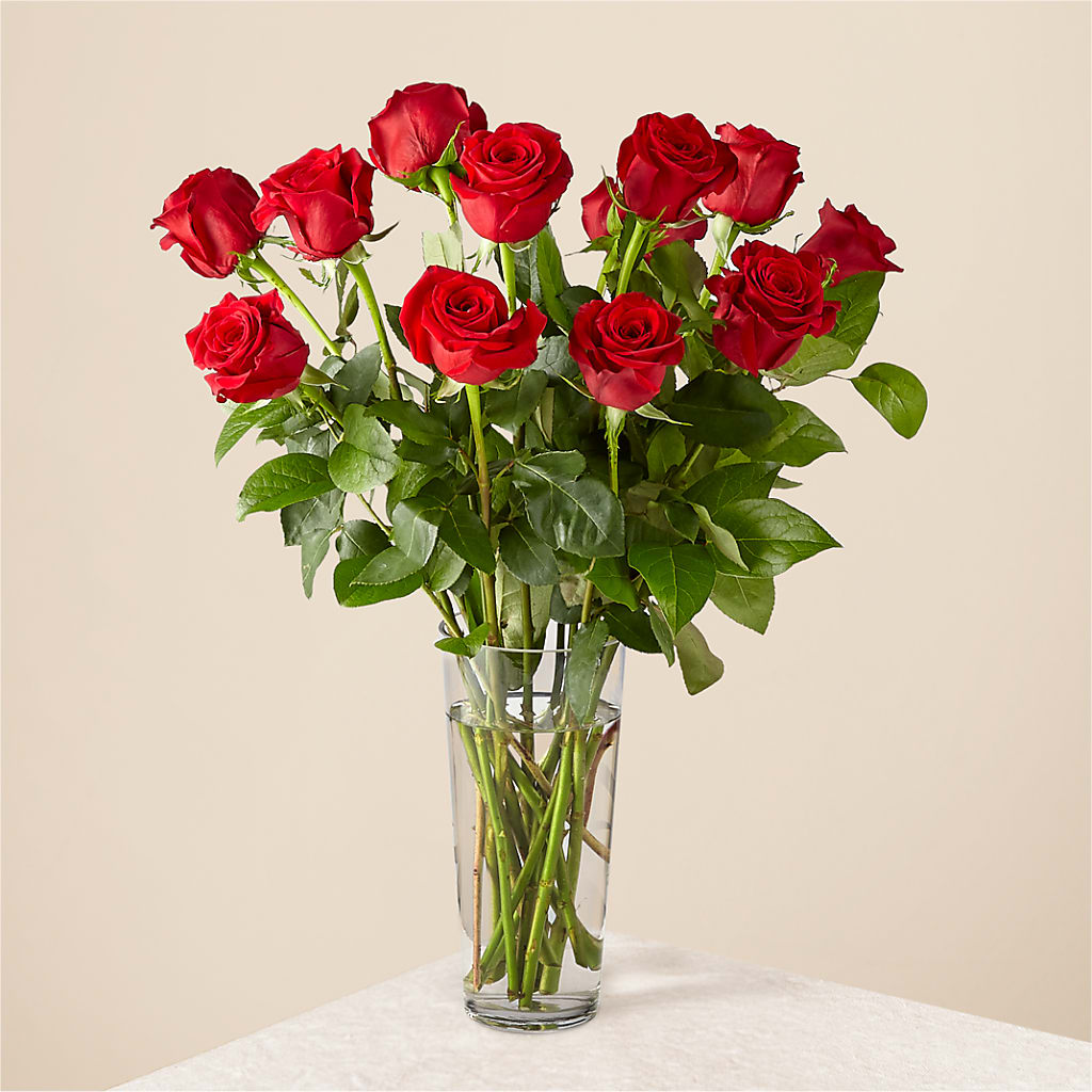 Long Stem Red Rose Bouquet – Flowers By Us, Grand Forks ND