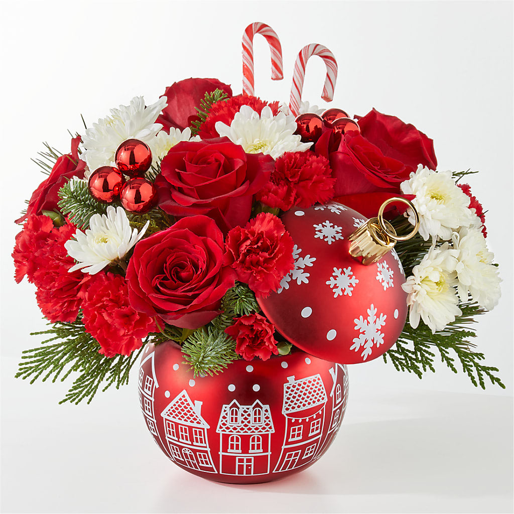 Cheer in the Air Ornament – Flowers By Us, Grand Forks ND