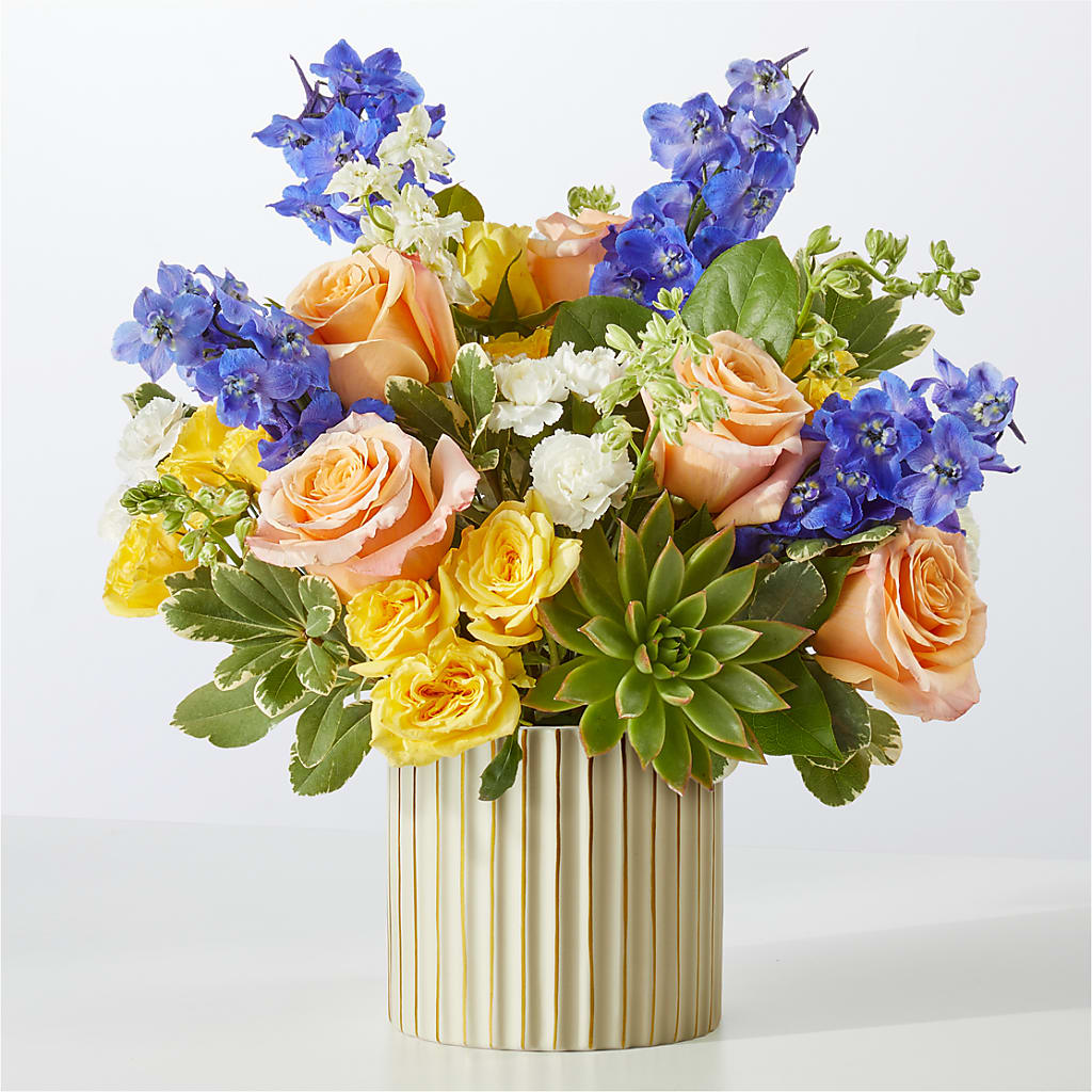 Cobalt Reverie Bouquet – Flowers By Us, Grand Forks ND