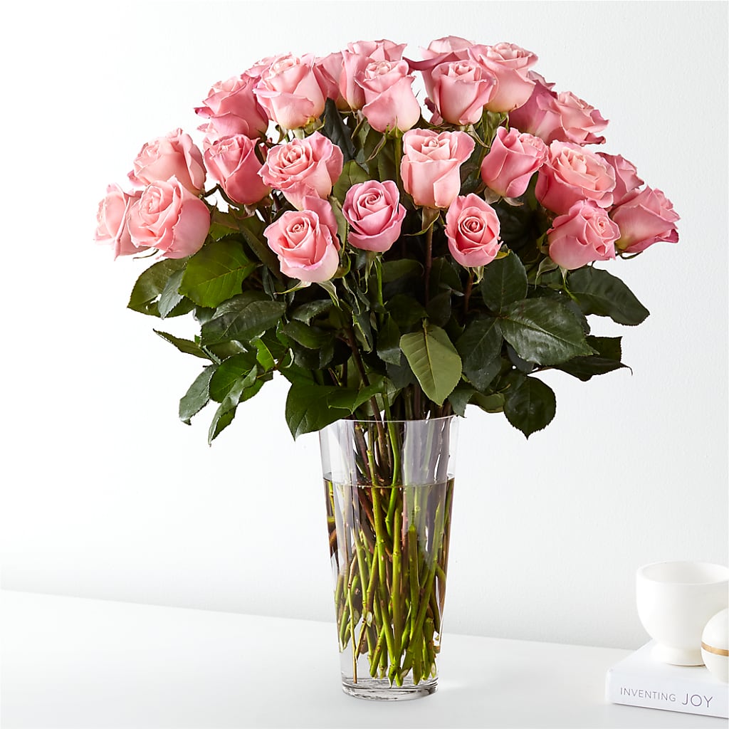 Long Stem Pink Rose Bouquet – Flowers By Us, Grand Forks ND