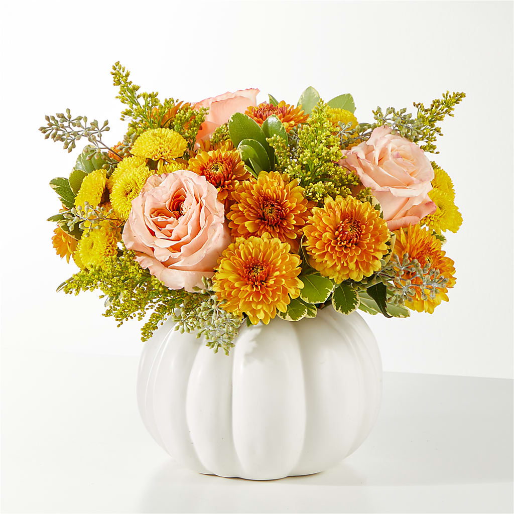 Peachy Pumpkin – Flowers By Us, Grand Forks ND