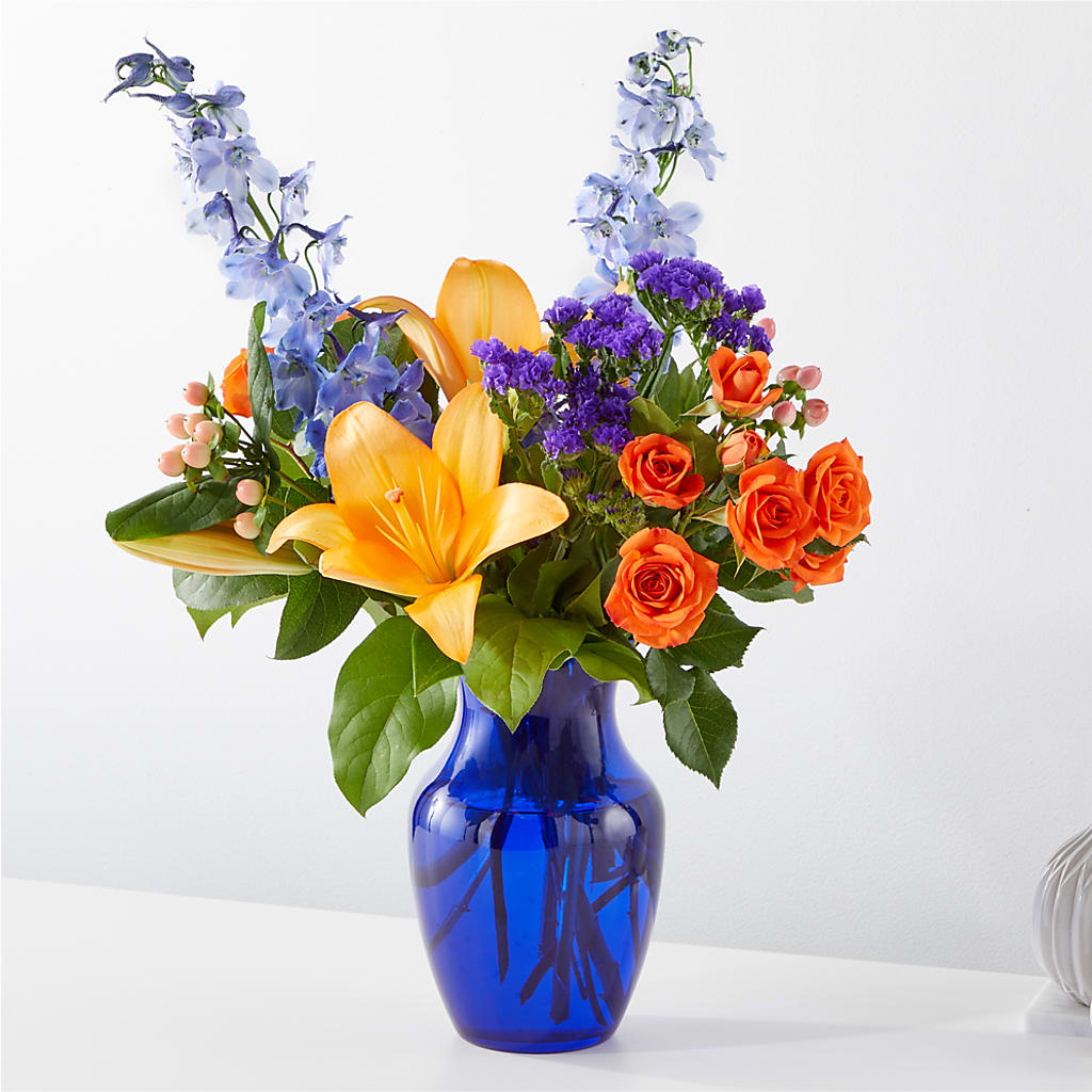 Radiant Citrus Bouquet – Flowers By Us, Grand Forks ND