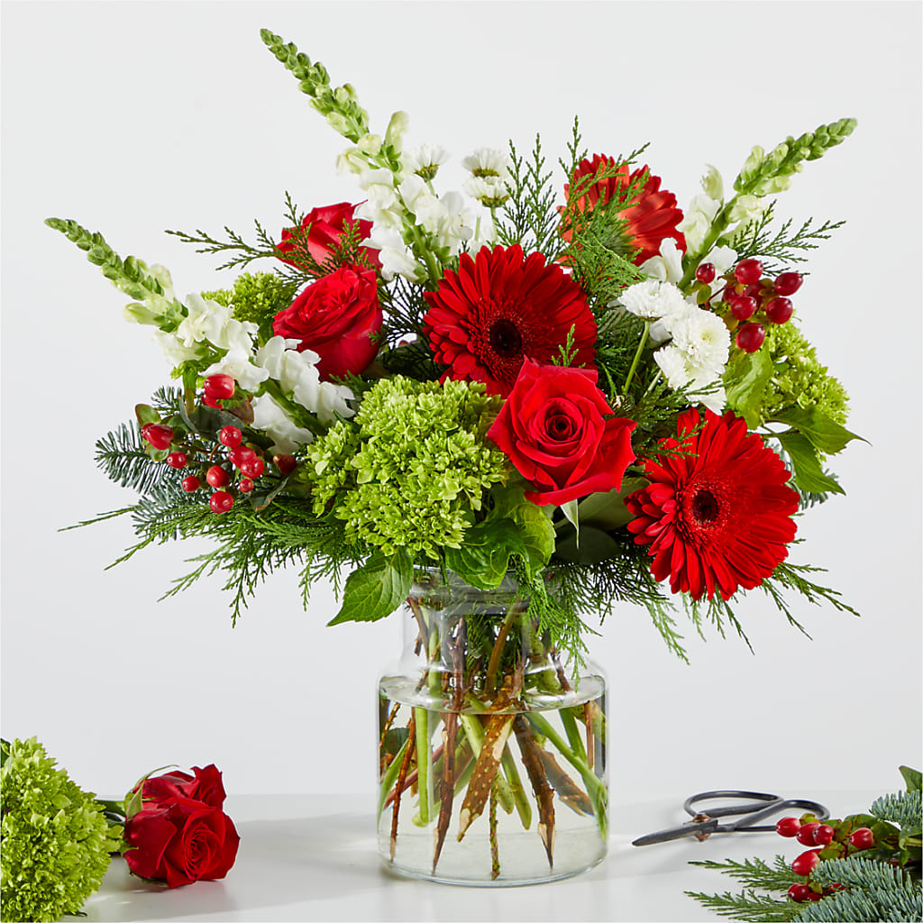 Merry Moment Bouquet – A Florist Original – Flowers By Us, Grand Forks ND