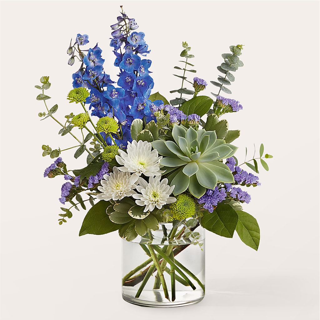 Cerulean Waves Bouquet – Flowers By Us, Grand Forks ND