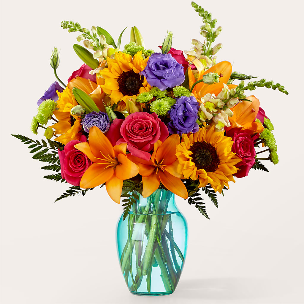 Double Rainbow Bouquet – Flowers By Us, Grand Forks ND