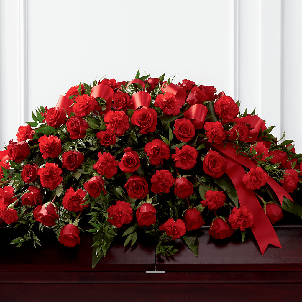 Tribute of Life Casket Spray – Flowers By Us, Grand Forks ND