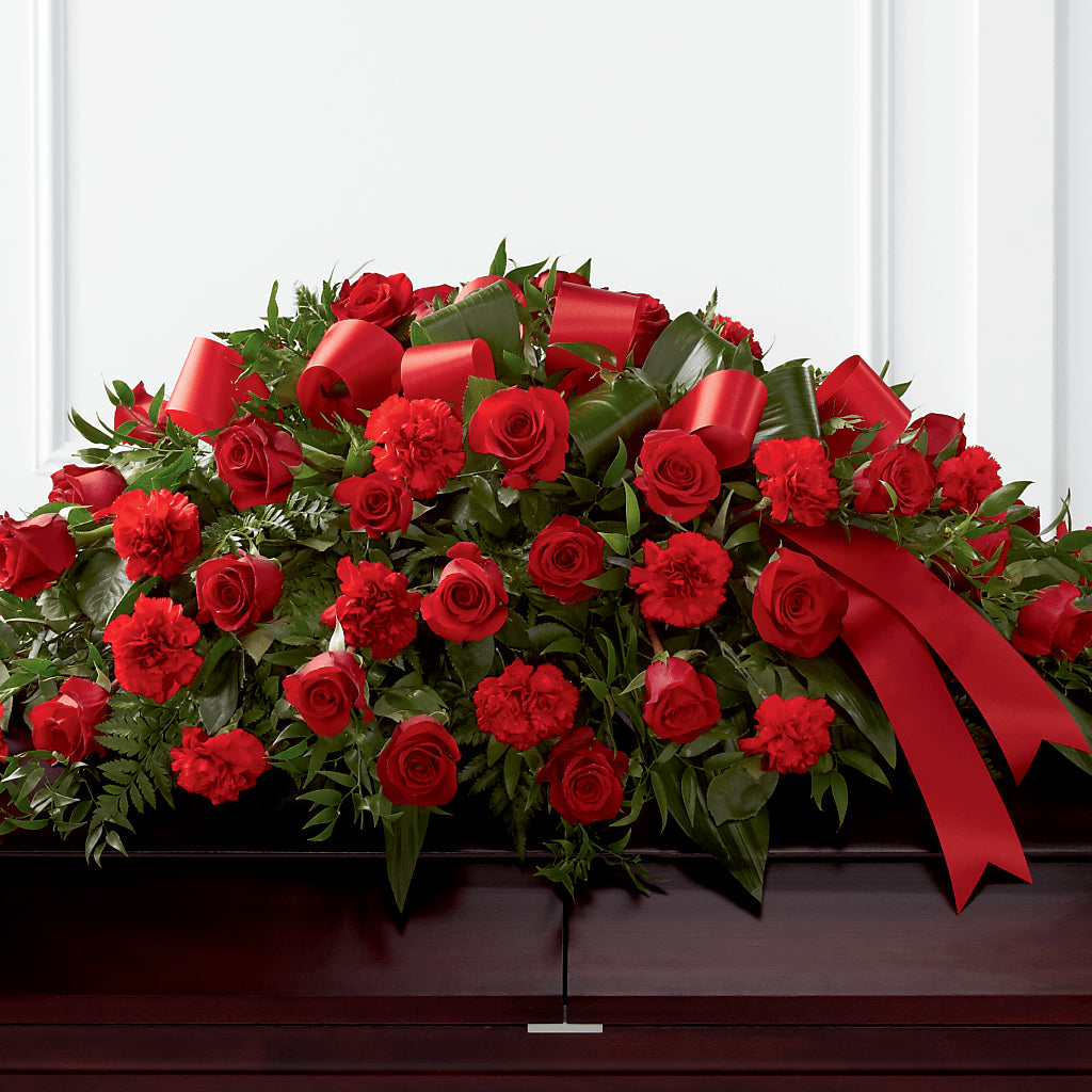 Tribute of Life Casket Spray – Flowers By Us, Grand Forks ND
