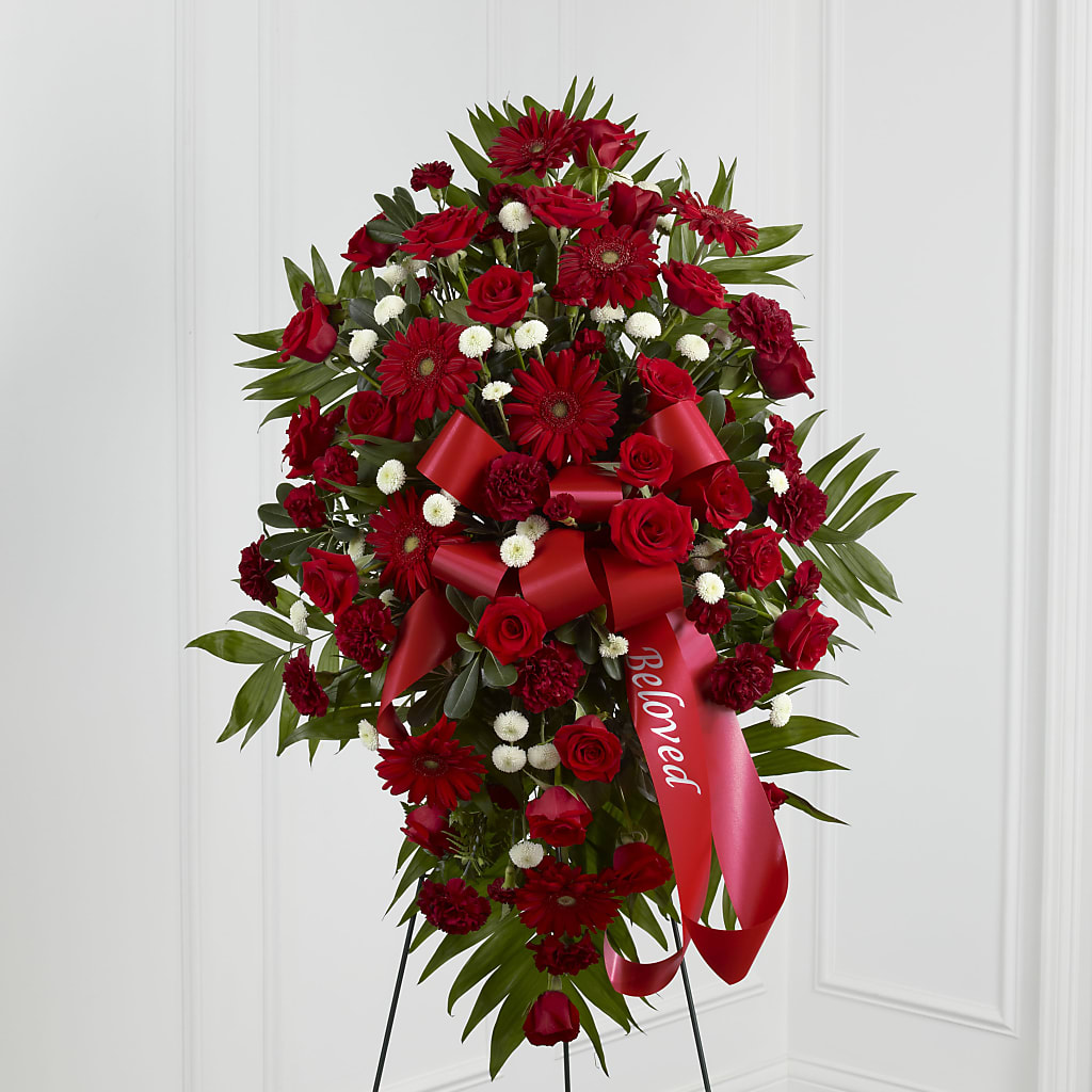 Treasured Memories Standing Spray – Flowers By Us, Grand Forks ND