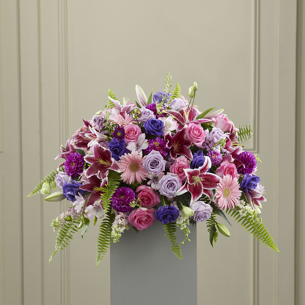 Fare Thee Well Pedestal – Flowers By Us, Grand Forks ND