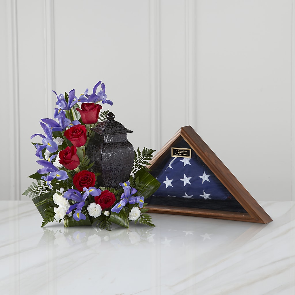 Patriotic Tribute Arrangement – Flowers By Us, Grand Forks ND