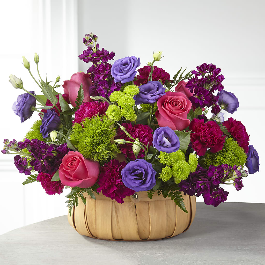 Serene Sanctuary Basket – Flowers By Us, Grand Forks ND
