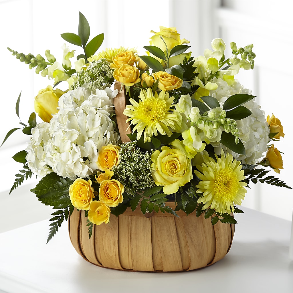 Rustic Remembrance Basket – Flowers By Us, Grand Forks ND