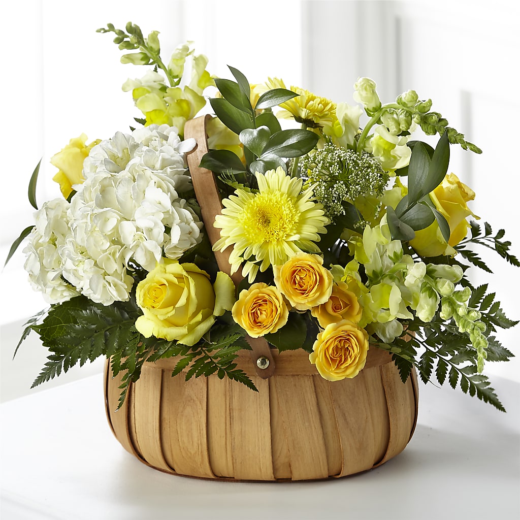 Rustic Remembrance Basket – Flowers By Us, Grand Forks ND