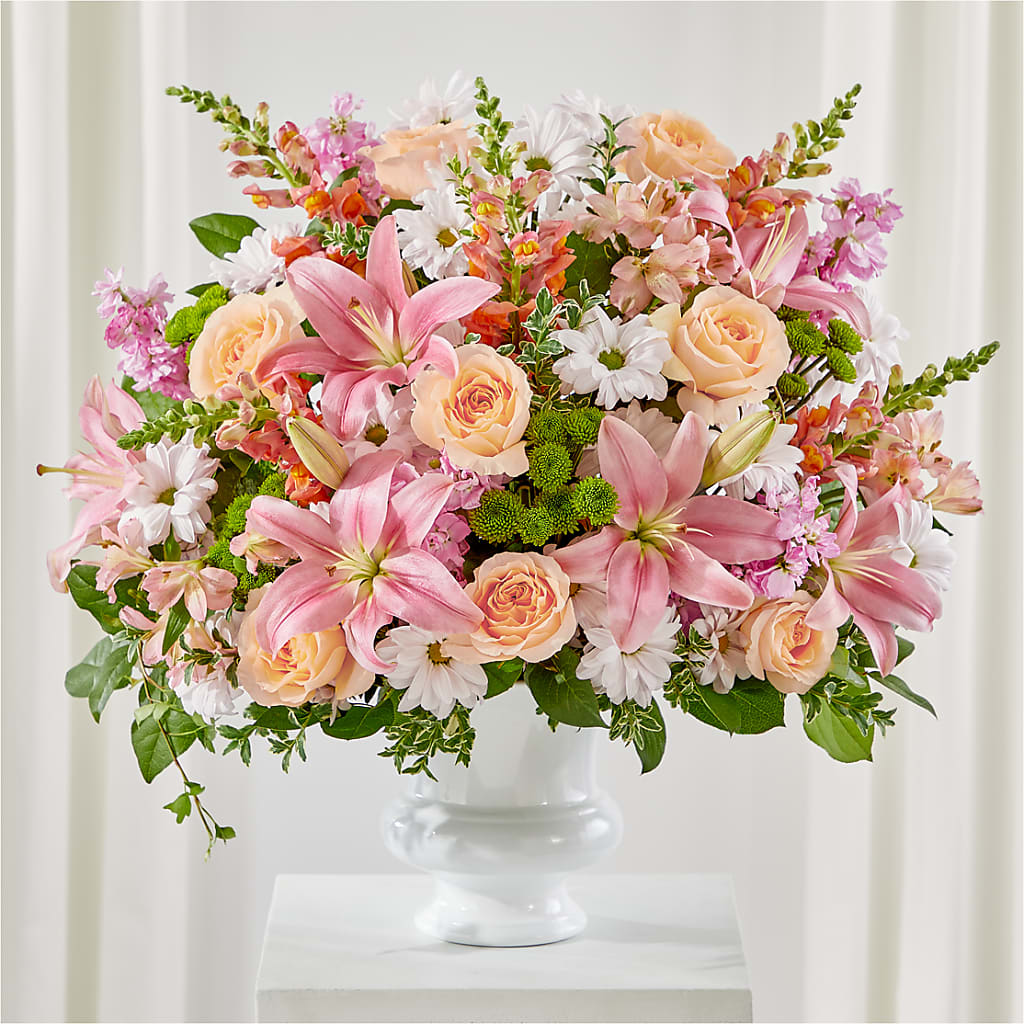 Heartfelt Gesture Urn Arrangement – Flowers By Us, Grand Forks ND