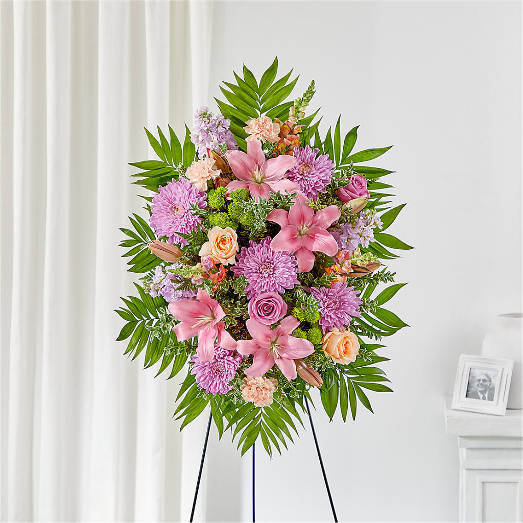 Love & Light Standing Spray – Flowers By Us, Grand Forks ND