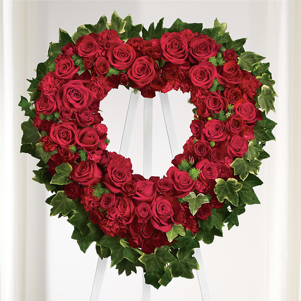 Wholehearted Standing Spray – Flowers By Us, Grand Forks ND