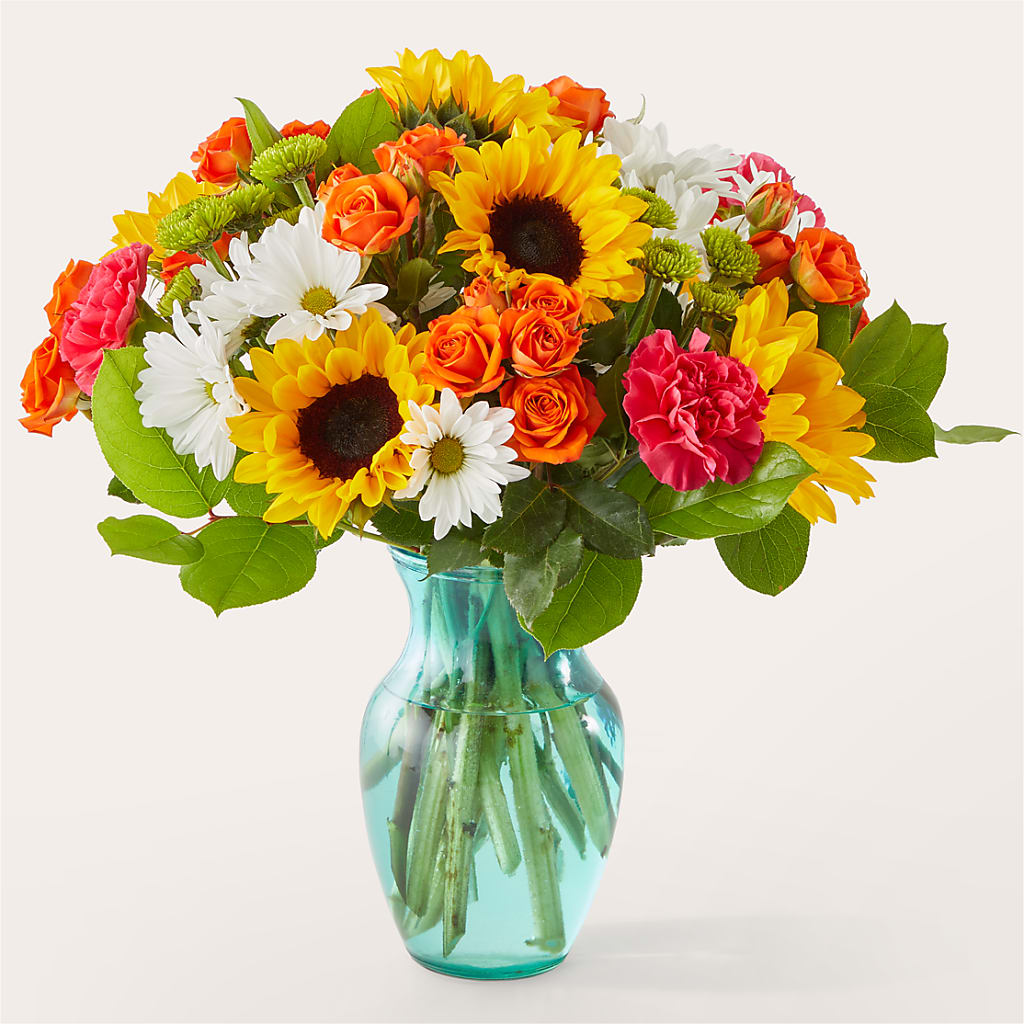 Sun-drenched Blooms Bouquet – Flowers By Us, Grand Forks ND