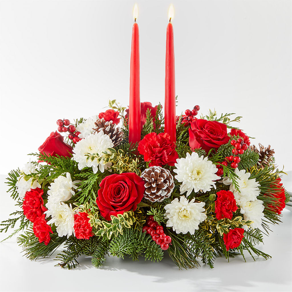 Holiday Soiree Centerpiece – Flowers By Us, Grand Forks ND