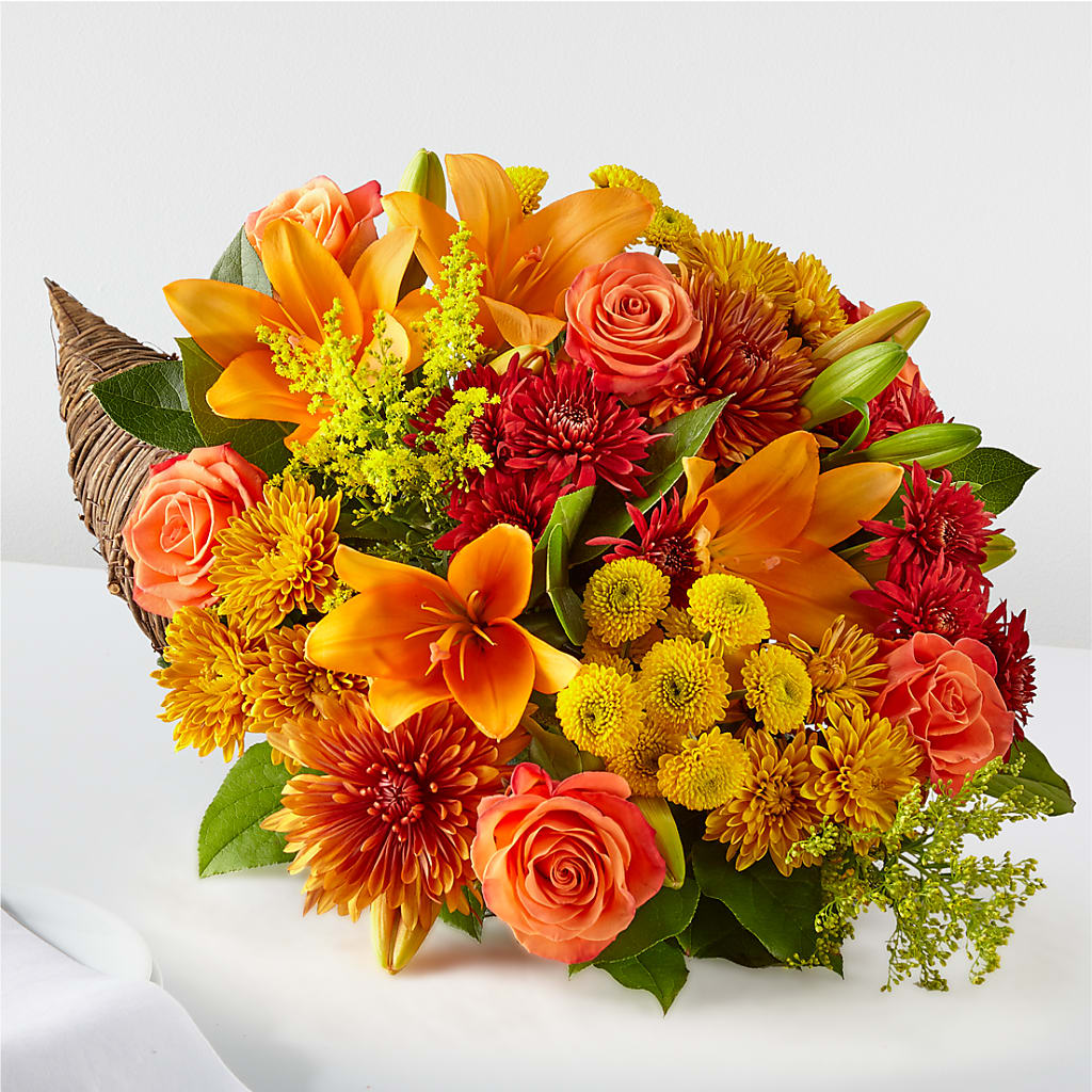 Feast of Color Cornucopia – Flowers By Us, Grand Forks ND