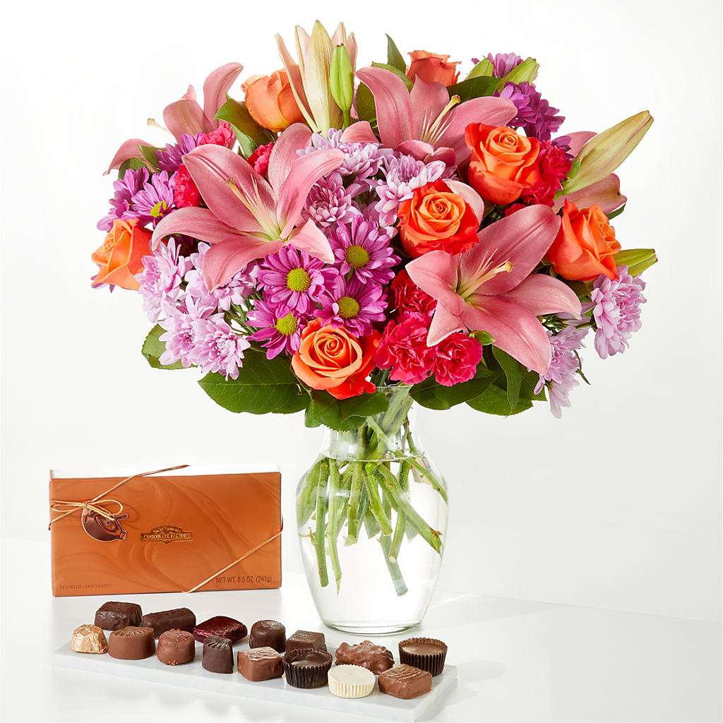 One and Only Bouquet and Chocolate Bundle – Flowers By Us, Grand Forks ND