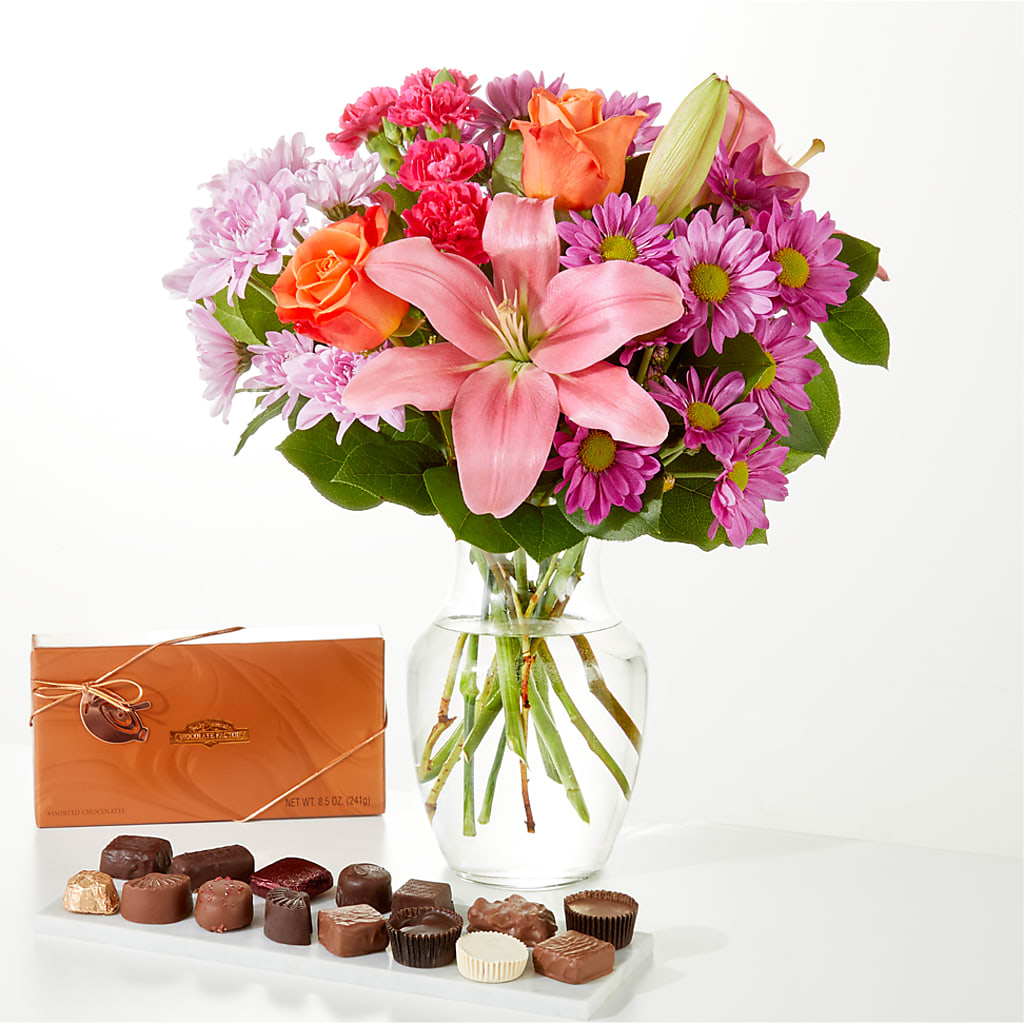 One and Only Bouquet and Chocolate Bundle – Flowers By Us, Grand Forks ND
