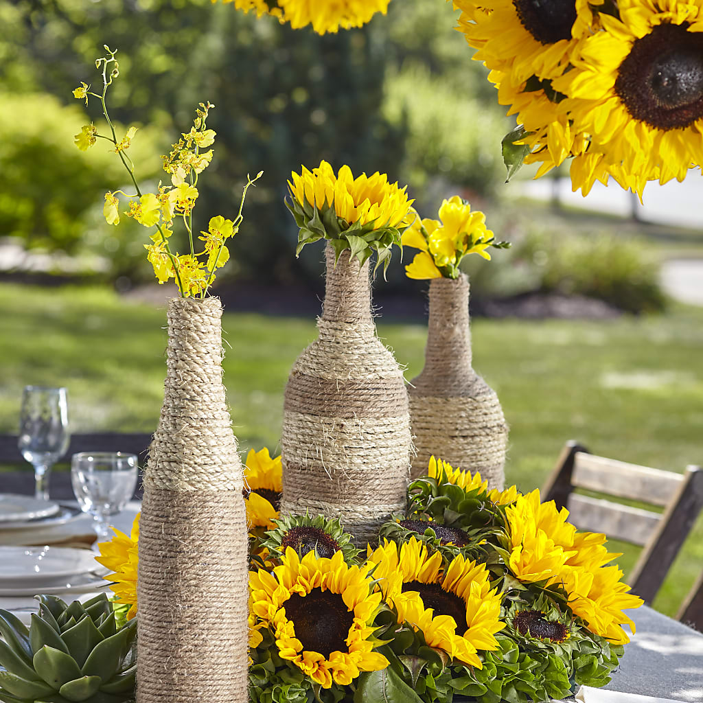 Sublime Garden Centerpiece – Flowers By Us, Grand Forks ND