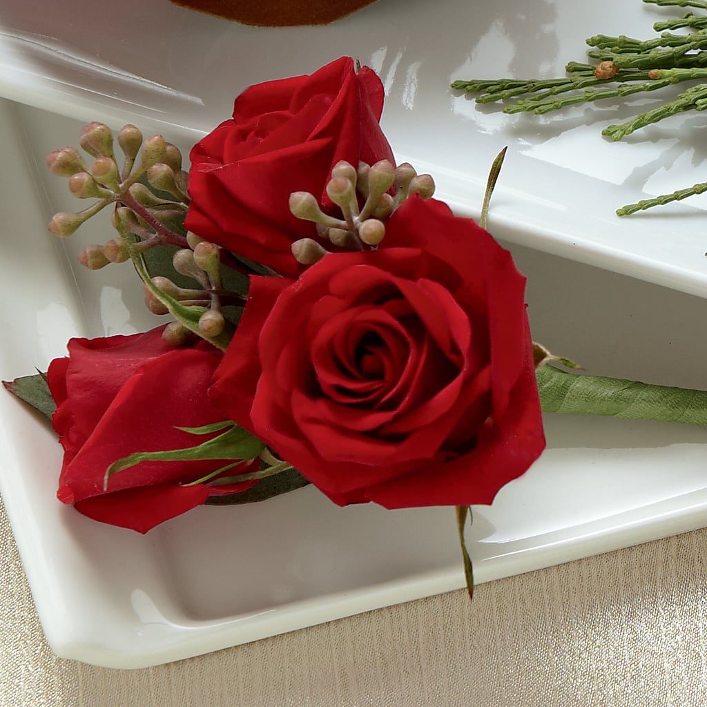 Red Spray Rose Boutonniere – Flowers By Us, Grand Forks ND