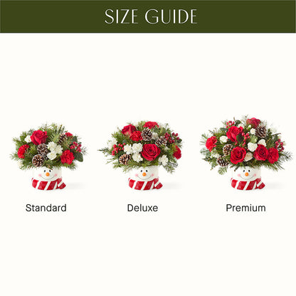 Jolly Snowman Bouquet –  Flowers By Us, Grand Forks ND