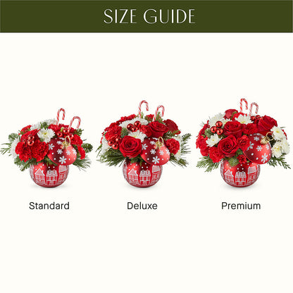 Cheer in the Air Ornament –  Flowers By Us, Grand Forks ND
