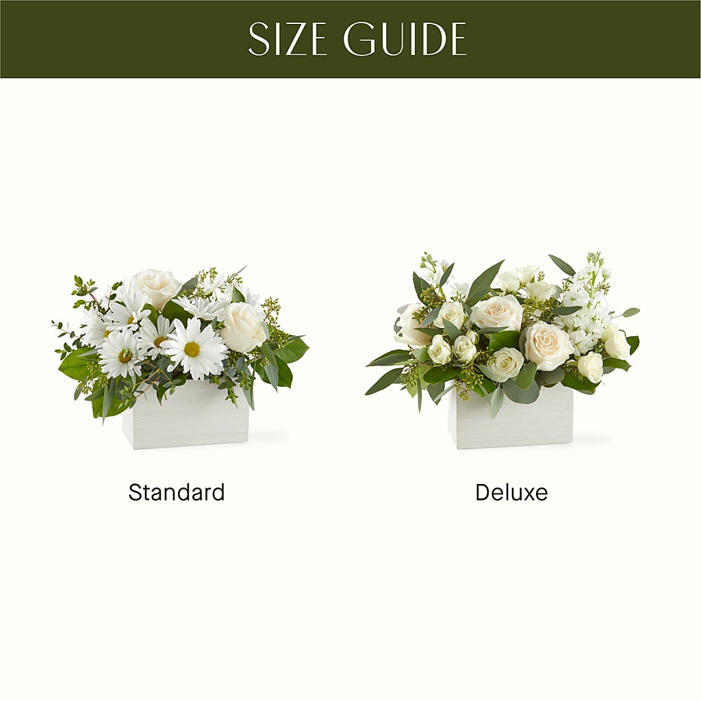 Fresh Linen Box Bouquet –  Flowers By Us, Grand Forks ND