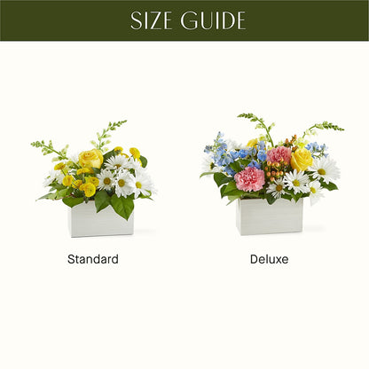 Sun Salutation Box Bouquet –  Flowers By Us, Grand Forks ND