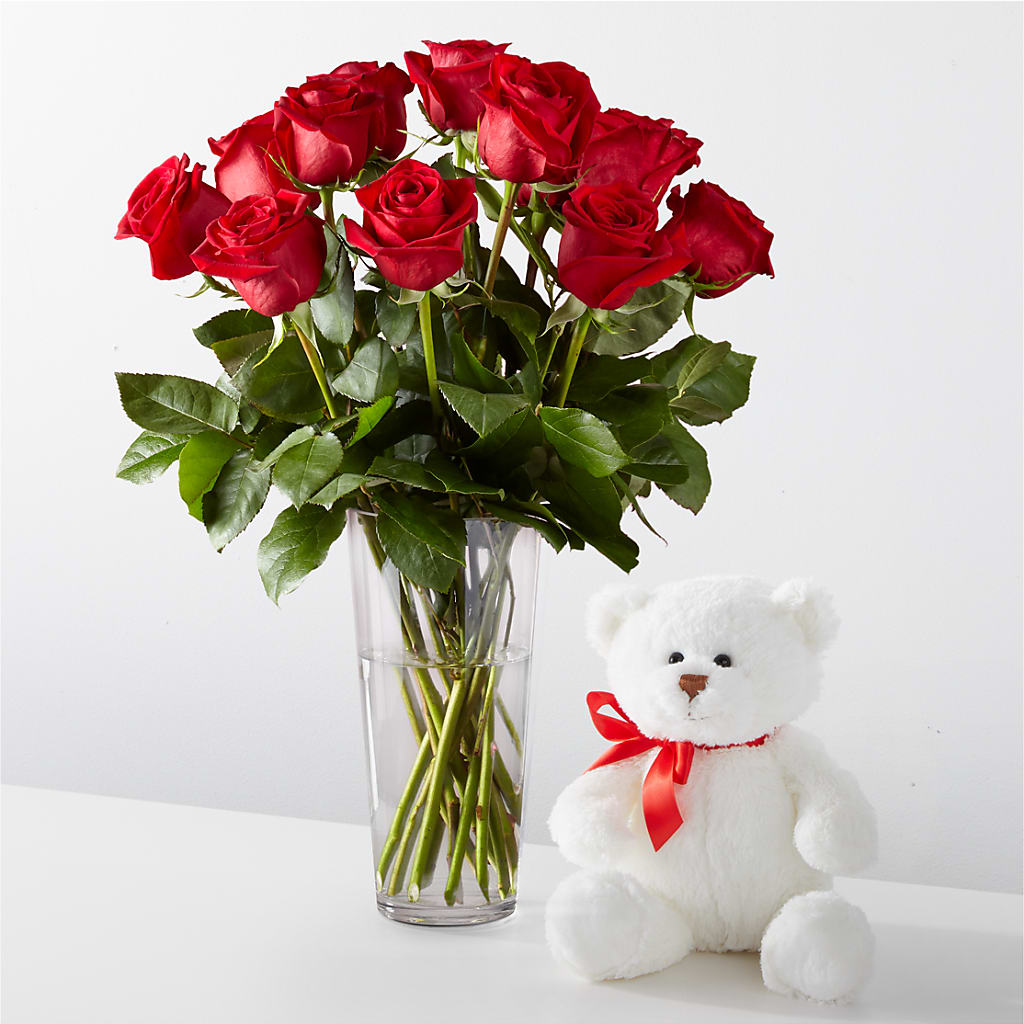 Romantic Long Stem Red Rose Bouquet Bundles –  Flowers By Us, Grand Forks ND