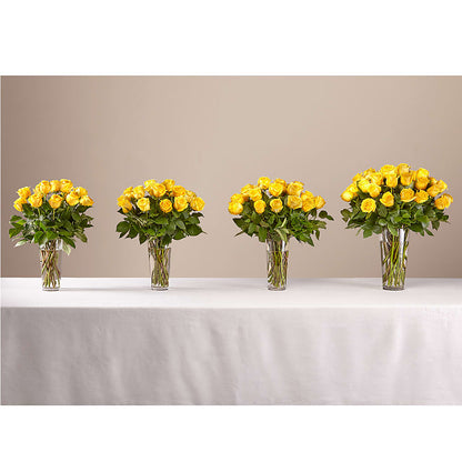 Long Stem Yellow Rose Bouquet –  Flowers By Us, Grand Forks ND