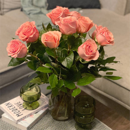 Long Stem Pink Rose Bouquet –  Flowers By Us, Grand Forks ND