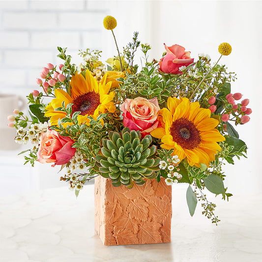 Sunflower Season Bouquet –  Flowers By Us, Grand Forks ND