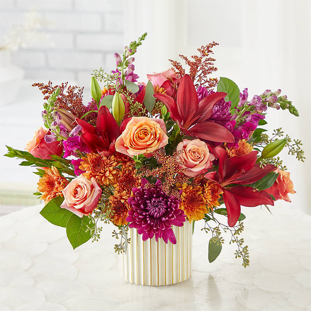 Burgundy Landscape Bouquet –  Flowers By Us, Grand Forks ND