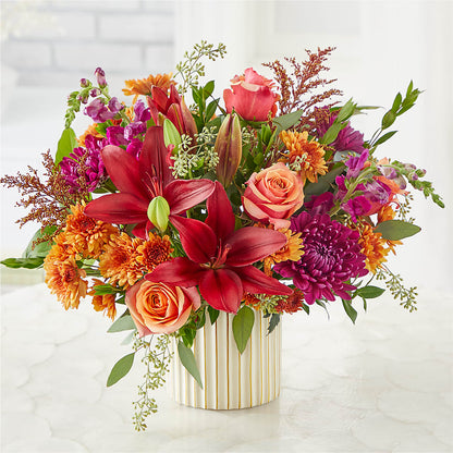 Burgundy Landscape Bouquet –  Flowers By Us, Grand Forks ND