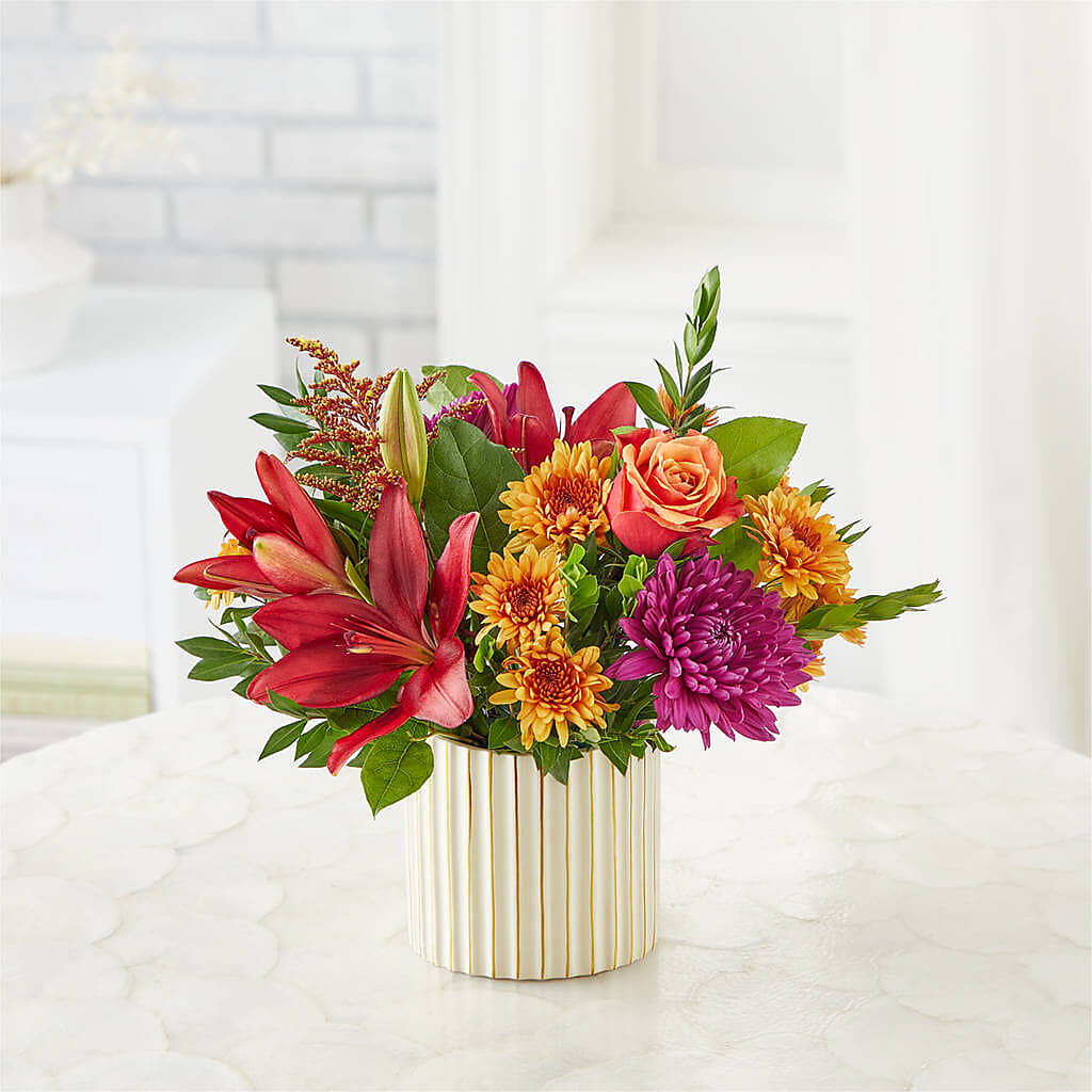Burgundy Landscape Bouquet –  Flowers By Us, Grand Forks ND