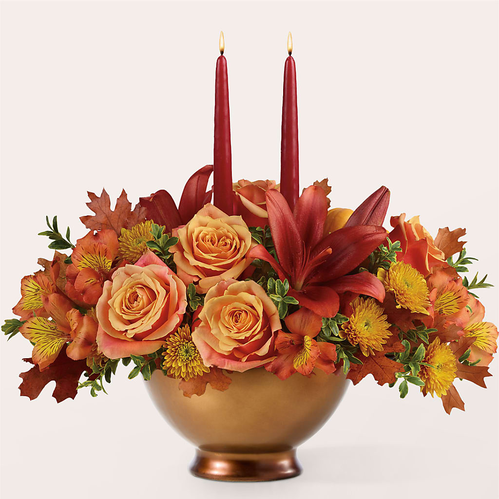 Harvest Table Centerpiece –  Flowers By Us, Grand Forks ND