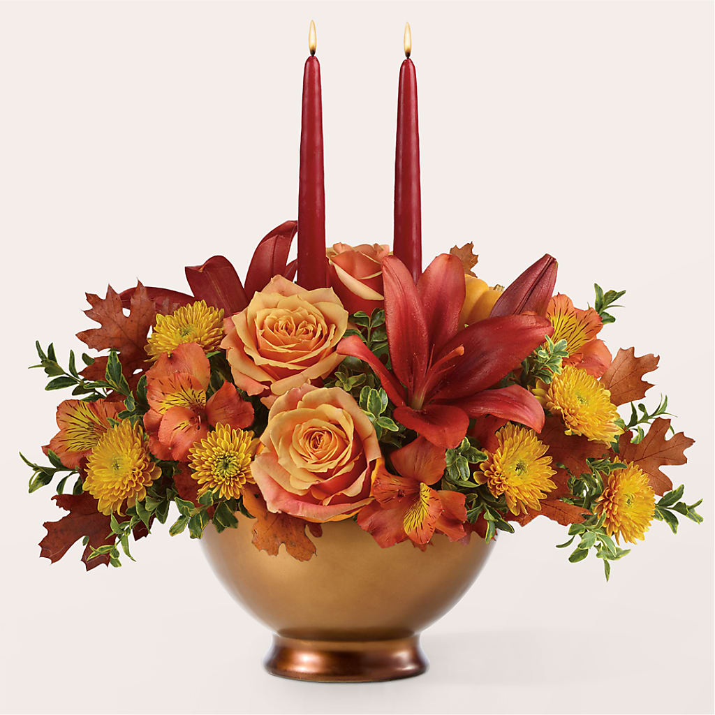 Harvest Table Centerpiece –  Flowers By Us, Grand Forks ND