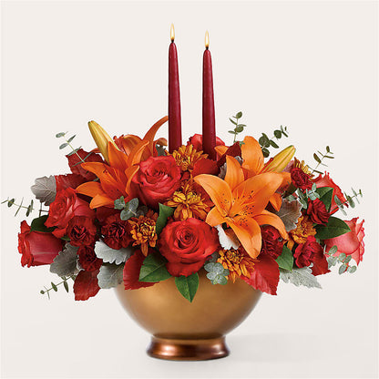 Fruits of Fall Centerpiece –  Flowers By Us, Grand Forks ND