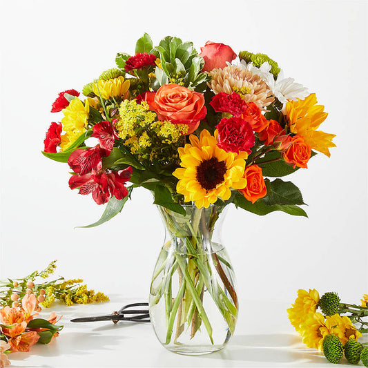 Fall Delight – A Florist Original –  Flowers By Us, Grand Forks ND
