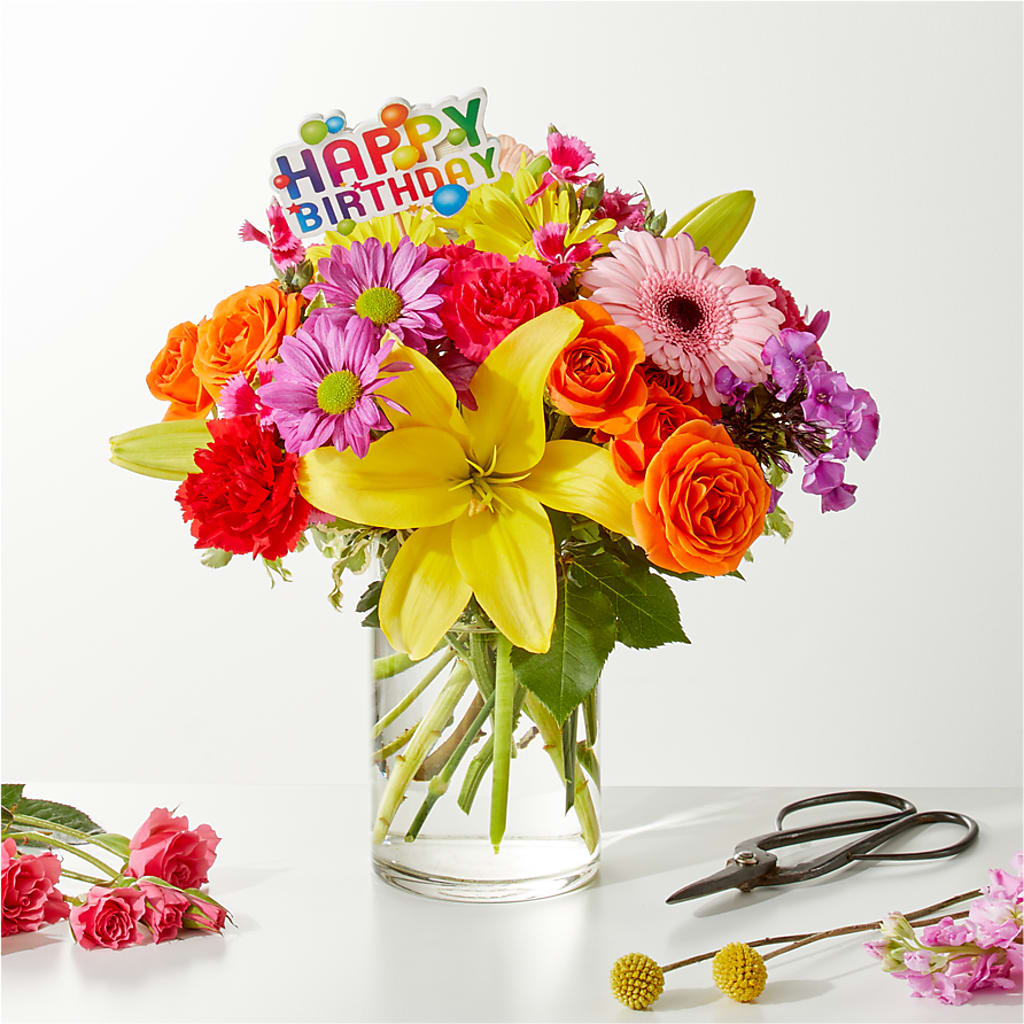 Cue the Confetti - A Florist Original –  Flowers By Us, Grand Forks ND