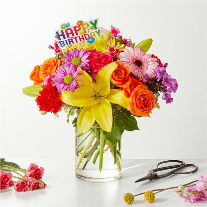 Cue the Confetti - A Florist Original –  Flowers By Us, Grand Forks ND