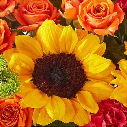Sun-drenched Blooms Box Bouquet –  Flowers By Us, Grand Forks ND