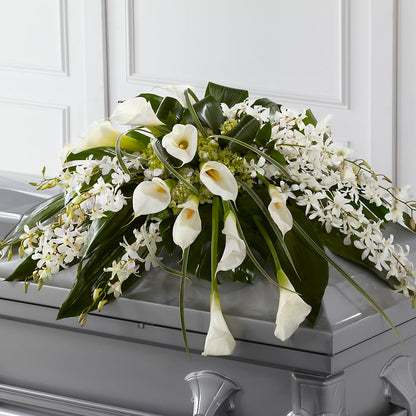 Angel Wings Casket Spray –  Flowers By Us, Grand Forks ND