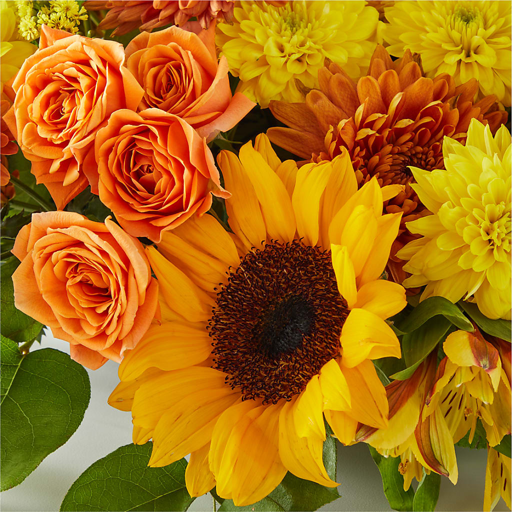 Autumn Harmony Centerpiece –  Flowers By Us, Grand Forks ND