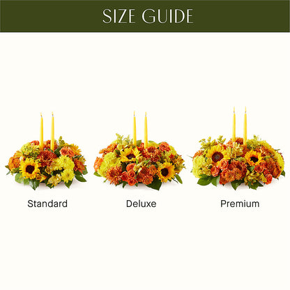 Autumn Harmony Centerpiece –  Flowers By Us, Grand Forks ND