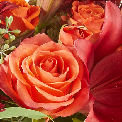Crimson Leaves Bouquet –  Flowers By Us, Grand Forks ND